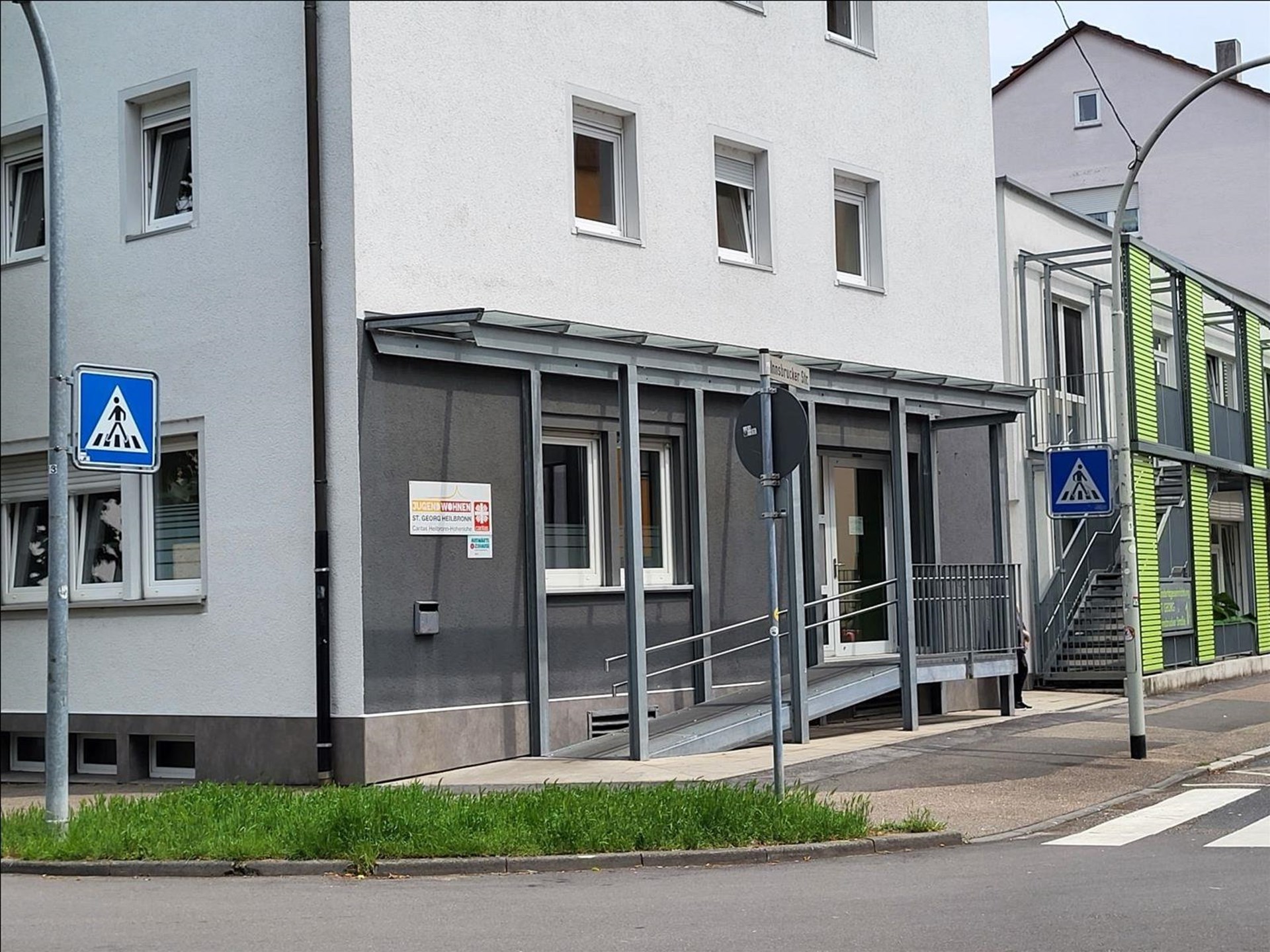 Das Jugendwohnheim von außen
